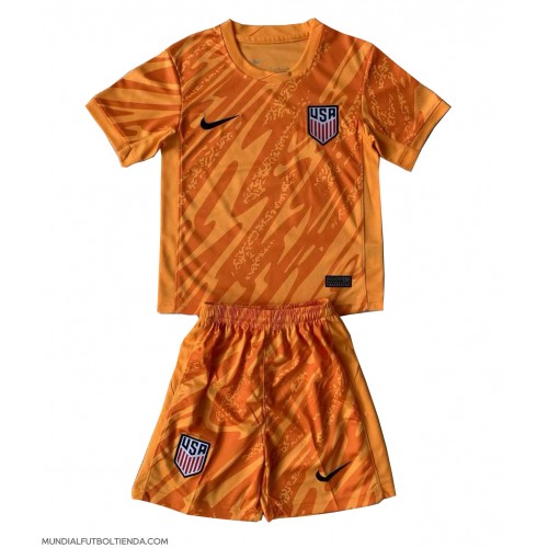 Camiseta Estados Unidos Portero Segunda Equipación Replica Copa America 2024 para niños mangas cortas (+ Pantalones cortos)